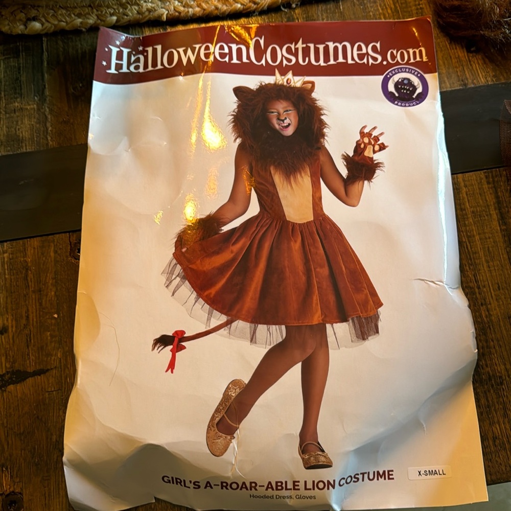 Kids Lion Costume - Wizard of Oz